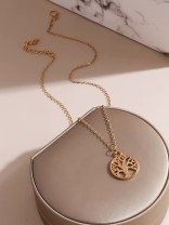 The Golden Grove- Golden Embellished Necklace With Anti-Tarnish Coating