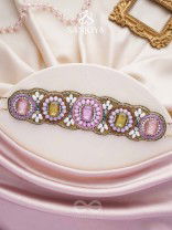 Srija- The String of Flowers- Pearls & Stones Embroidered Choker Necklace