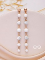 The Ivory Showers- Golden Embellished Earrings