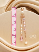 The Lush Grapevine- Golden Pearl Earrings