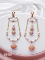 The Jasmine Jewels- Golden Embellished Earrings