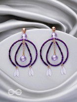 The Disco Diva- Golden Embellished Earrings