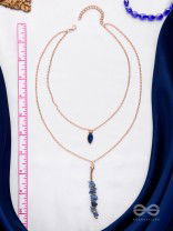 The Rock Candy- Golden Embellished Layered Necklace With Anti-Tarnish Coating