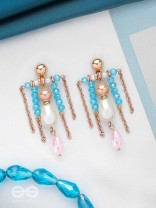 THE SHIMMERING SEAS - ELEGANT DROP EARRINGS