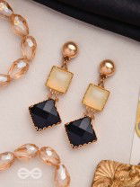 CLASSIC BLACK MAGIC - EMBELLISHED DROP EARRINGS