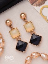 CLASSIC BLACK MAGIC - EMBELLISHED DROP EARRINGS