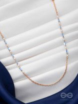 The Freshwater Magic - Beaded Two Layers Necklace With Anti-Tarnish Coating 