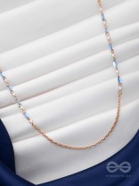 The Freshwater Magic - Beaded Two Layers Necklace With Anti-Tarnish Coating 