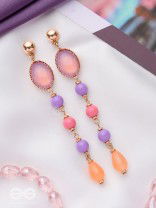 THE PASTEL RAYS - ELEGANT DROP EARRINGS
