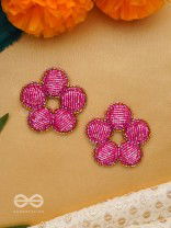 Alakshya - The Unseen Beauty - Cutdana Hand Embroidered Earrings