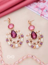 THE BLUSH BEAUTIES - HANDMADE STATEMENT EARRINGS