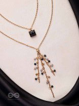 The Dancing Shadows - Classy Two Layered Neckpiece With Anti-Tarnish Coating 