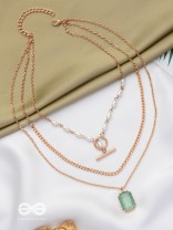 THE AQUA ESSENCE - MULTI LAYERED NECKPIECE