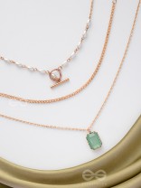 THE AQUA ESSENCE - MULTI LAYERED NECKPIECE