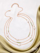 The Tranquil Garden - Multi Layered Neckpiece With Anti-Tarnish Coating