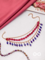 The Glamorous Rebel - Statement Multi Layered Necklace With Anti-Tarnish Coating 