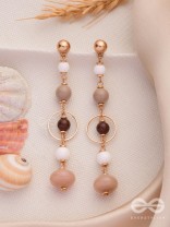 THE HAZELNUT HUES - CASUAL DROP EARRINGS