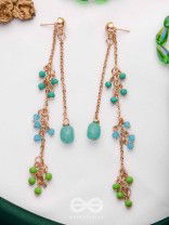 THE SONG OF AVES - GOLDEN DROP EARRING