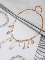 The Rainy Bliss - Casual Pearl Neckpiece With Anti-Tarnish Coating 