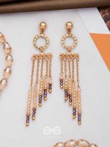 THE SHIMMERING RAINFALL - ELEGANT DROP EARRINGS