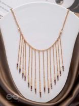 The Dancing Waterfall - Elegant And Casual Neckpiece With Anti-Tarnish Coating 