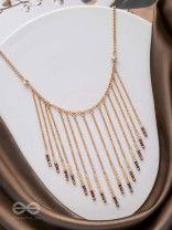 The Dancing Waterfall - Elegant And Casual Neckpiece With Anti-Tarnish Coating 