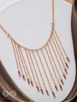 The Dancing Waterfall - Elegant And Casual Neckpiece With Anti-Tarnish Coating 