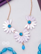 Shimmering Spring Symphony - Cute And Playful Neckpiece With Anti-Tarnish Coating (Pink) 