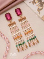 DRIZZLED WITH GLAMOUR - STATEMENT DROP EARRINGS