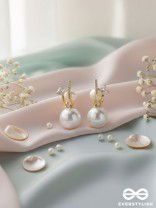 PEARLY GLITZ - GOLDEN SPARKLING EARRINGS