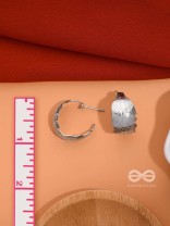 LEAF OF FAITH - STATEMENT SILVER EARRINGS