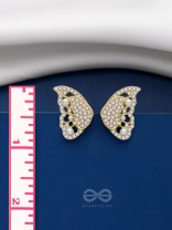 BIT OF BUTTERFLY MAGIC - GOLDEN PEARL STUDS
