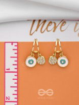BLOOMING IT AWAY - GOLDEN DROP EARRINGS
