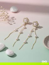 BLOOMIN HIGH - GOLDEN PEARL EAR JACKETS