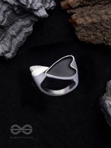 DOUBLE DOSE LOVE - STATEMENT SILVER RING
