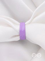 MY LAVENDER LUSH - ADJUSTABLE ACRYLIC RING