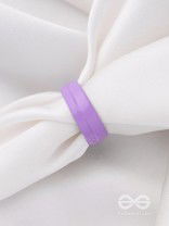 MY LAVENDER LUSH - ADJUSTABLE ACRYLIC RING