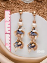 SHIMMERING SEASIDE - STATEMENT DROP EARRINGS
