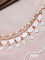 Layers Of Magic - Elegant Multilayered Neckpiece With Anti-Tarnish Coating 