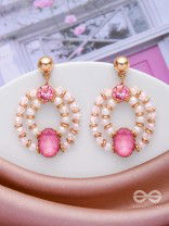 THE MISTY ROSE - ELEGANT DROP EARRINGS