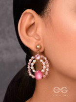 THE MISTY ROSE - ELEGANT DROP EARRINGS