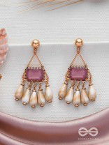 THE SPARKLING SEA-SHORE - STATEMENT DROP EARRINGS