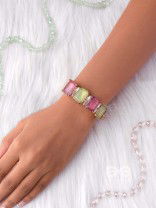 A SHIMMERING WONDER - CLASSY STATEMENT BRACELET