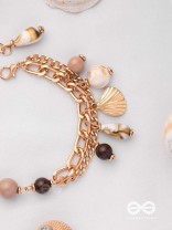 COFFEE BY BEACHSIDE - STATEMENT LAYERED BRACELET