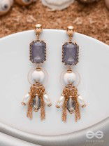 THE SEA HORIZON - STATEMENT DROP EARRINGS