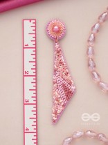 Dviguna - The Sleek Splendor - Cutdana, Resham And Sequins Hand Embroidered Earrings