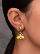 THE BUZZIN BEE - CUTE DROP EARRINGS