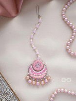 Alamkaarya - To Be Adorned - Pearls, Cutdana And Sequins Hand Embroidered Maangtika