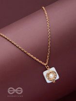 Vanilla Ice Dream - Casual White Neckpiece With Anti-Tarnish Coating 