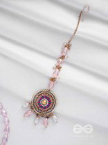 ATIKOPA - THE FEELING OF CALMNESS - BEADS, CUTDANA AND GLASS DROP EMBROIDERED MAANGTIKA